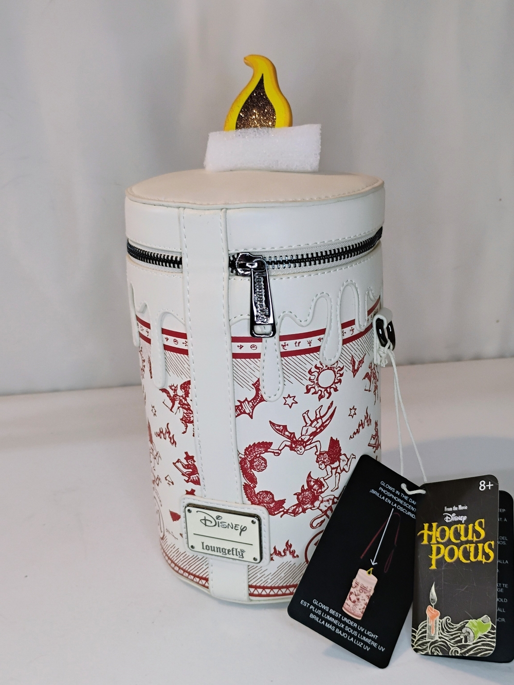 Loungefly/Disney Hocus Pocus White & Red Candle Crossbody Bag
